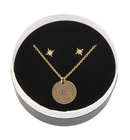 Set de collar y aretes Astrology