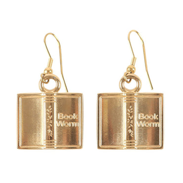 Aretes de Libro de Acero Inoxidable