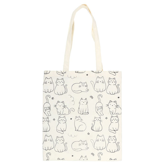 White Cats Tote Bag