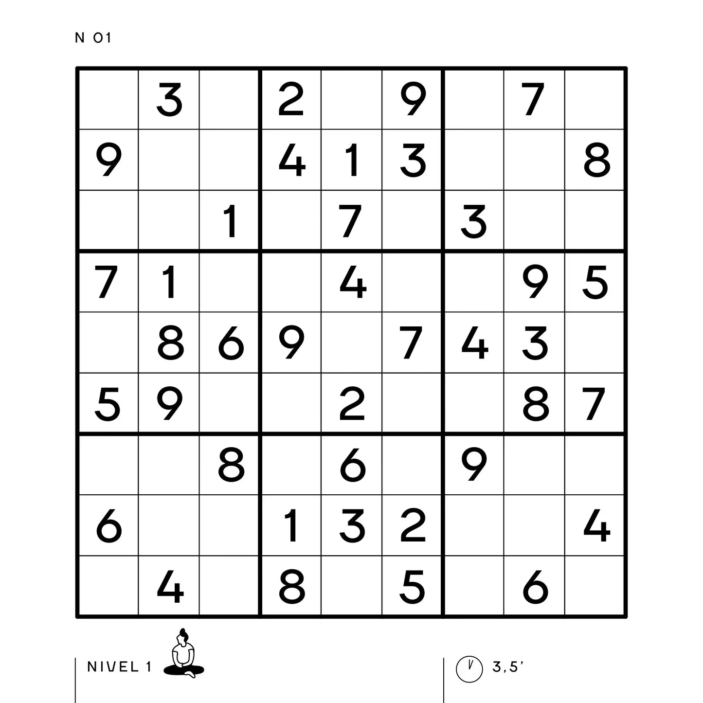Sudoku Nivel Fácil para Relajarse con los Números (Cuadros de Diversión)