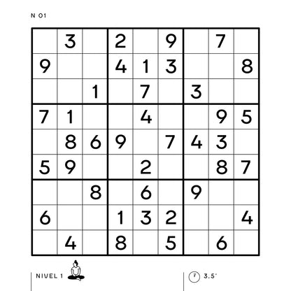 Sudoku Nivel Fácil para Relajarse con los Números (Cuadros de Diversión)