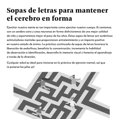 Sopas de Letras para Mantener el Cerebro en Forma
