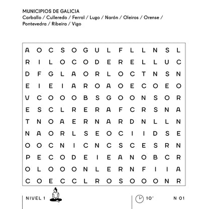 Sopas de Letras para Alimentar Mentas Inquietas (Cuadrados de Diversión)