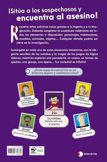 Murdoku 80 acertijos de lógica y asesinatos