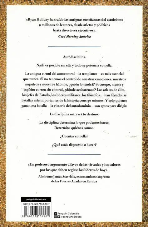 La Disciplina Marcará tu Destino. Las 4 Virtudes Estoicas