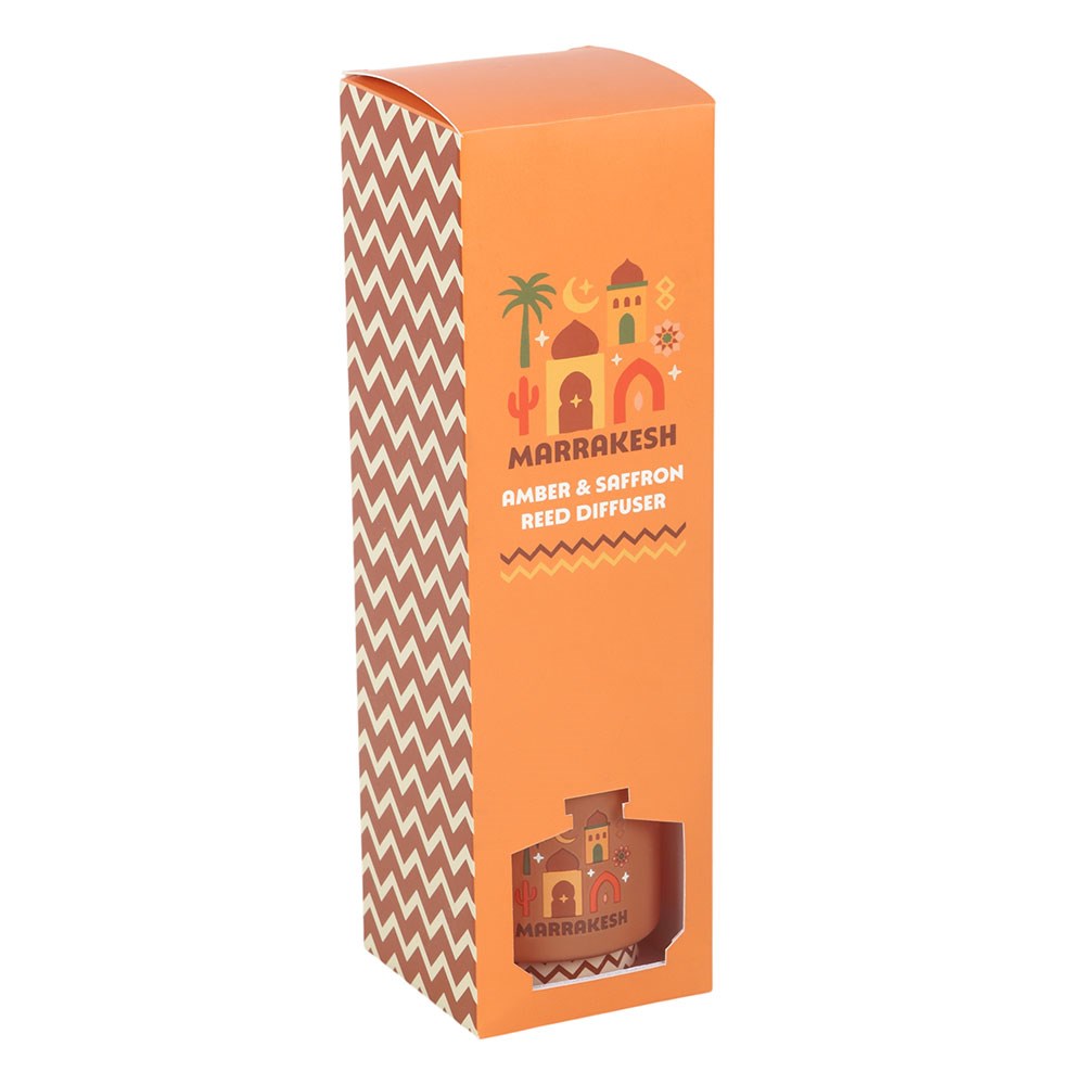 Difusor Aromático Marrakech – Ámbar & Azafrán