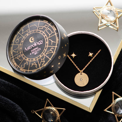 Set de collar y aretes Astrology