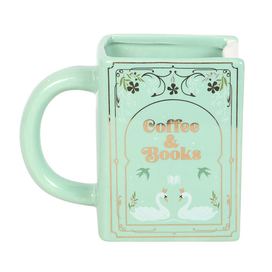 Taza XL "Coffee & Books"