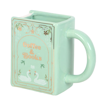 Taza XL "Coffee & Books"