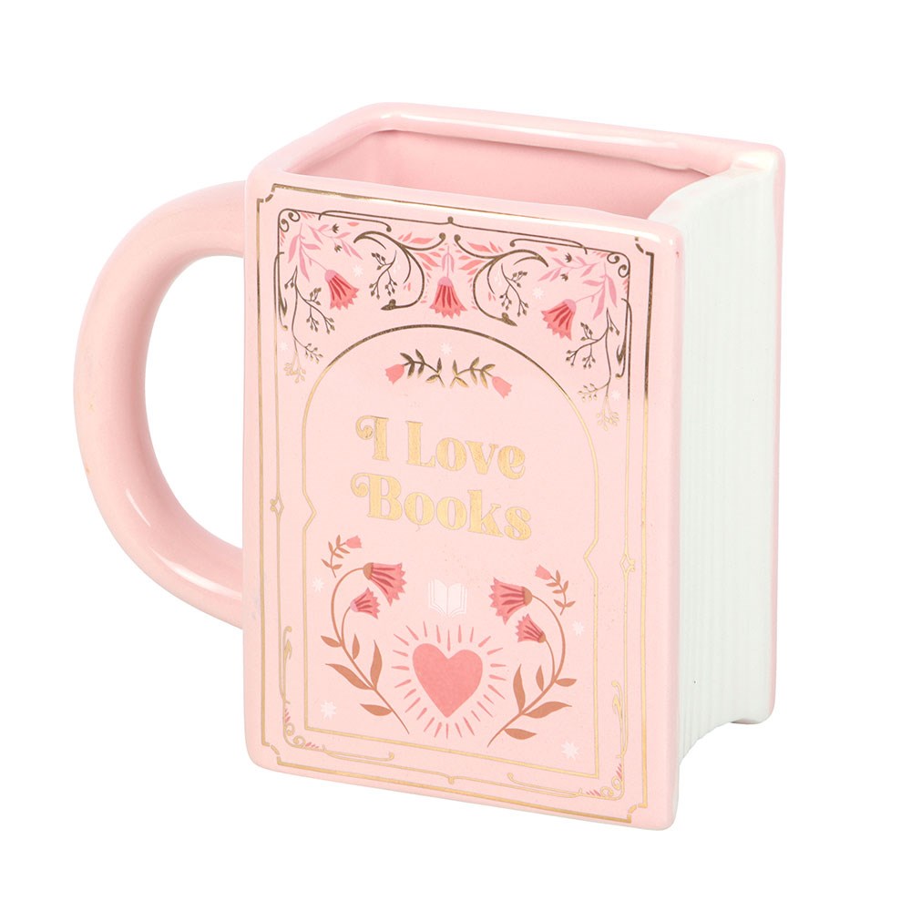 Taza XL "I Love Books"