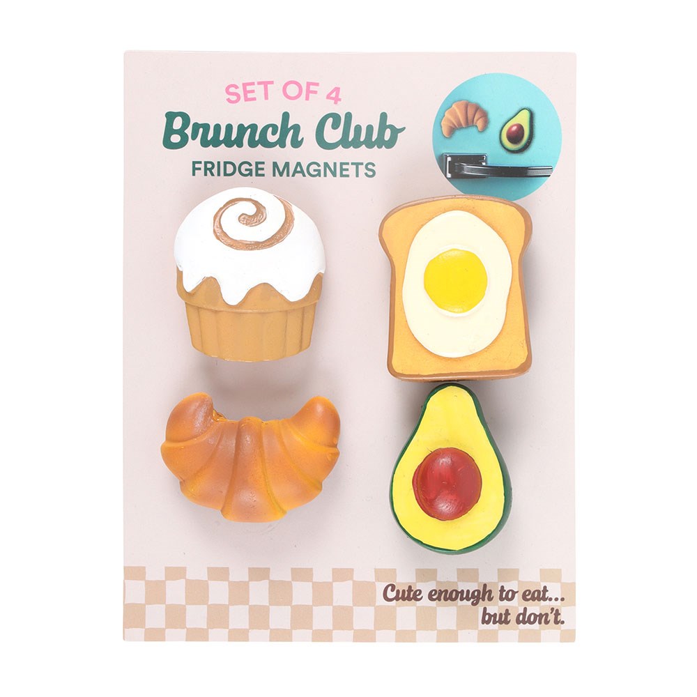 Set de Imanes Brunch Club para Refrigerador