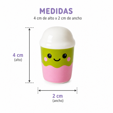 Mini Taza Matcha Kawaii