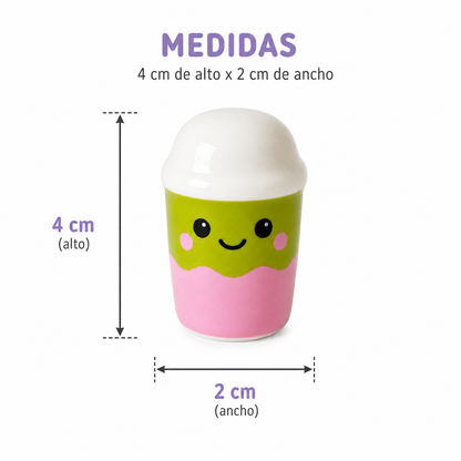 Mini Taza Matcha Kawaii