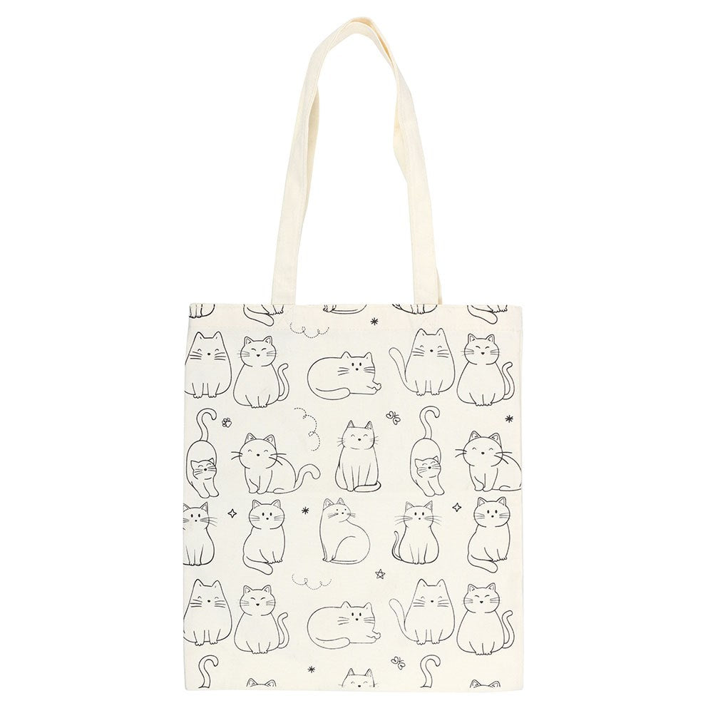White Cats Tote Bag