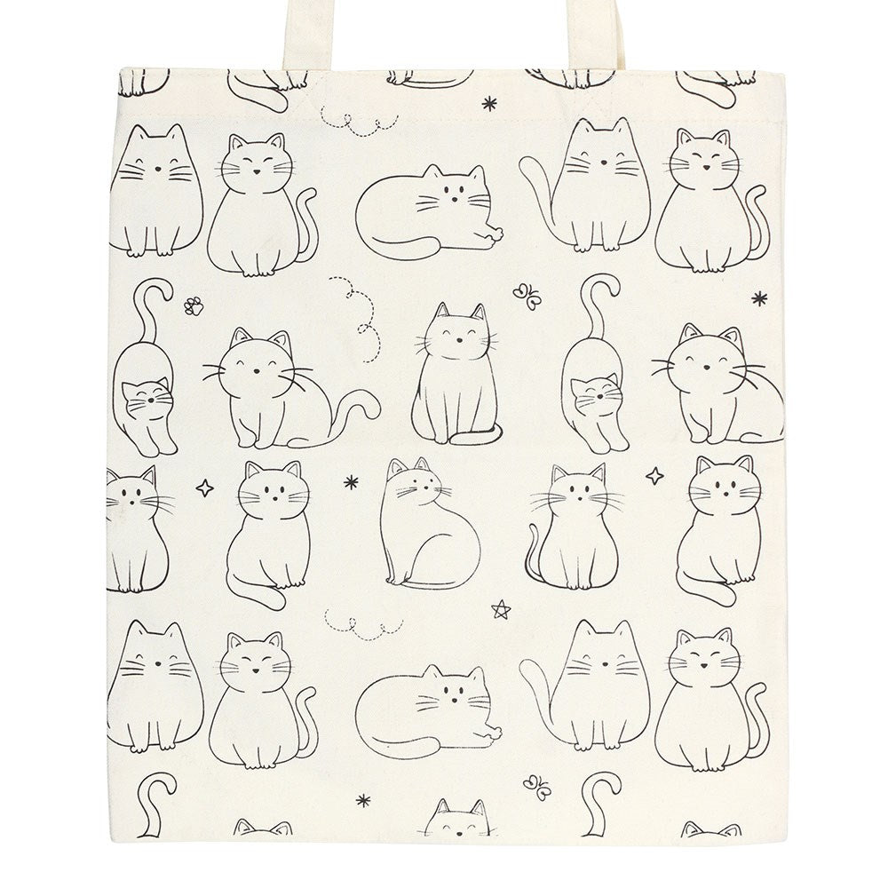 White Cats Tote Bag