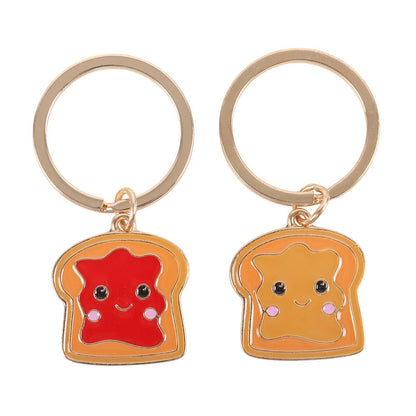 Set 2 Peanut Butter & Jelly Llaveros