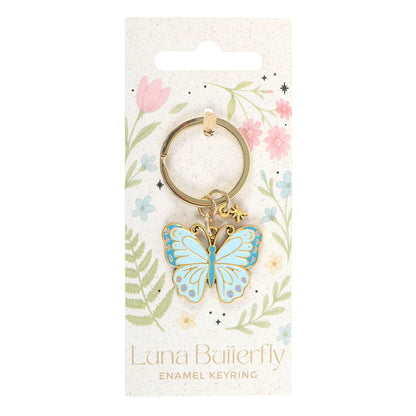 Luna Butterfly Llavero