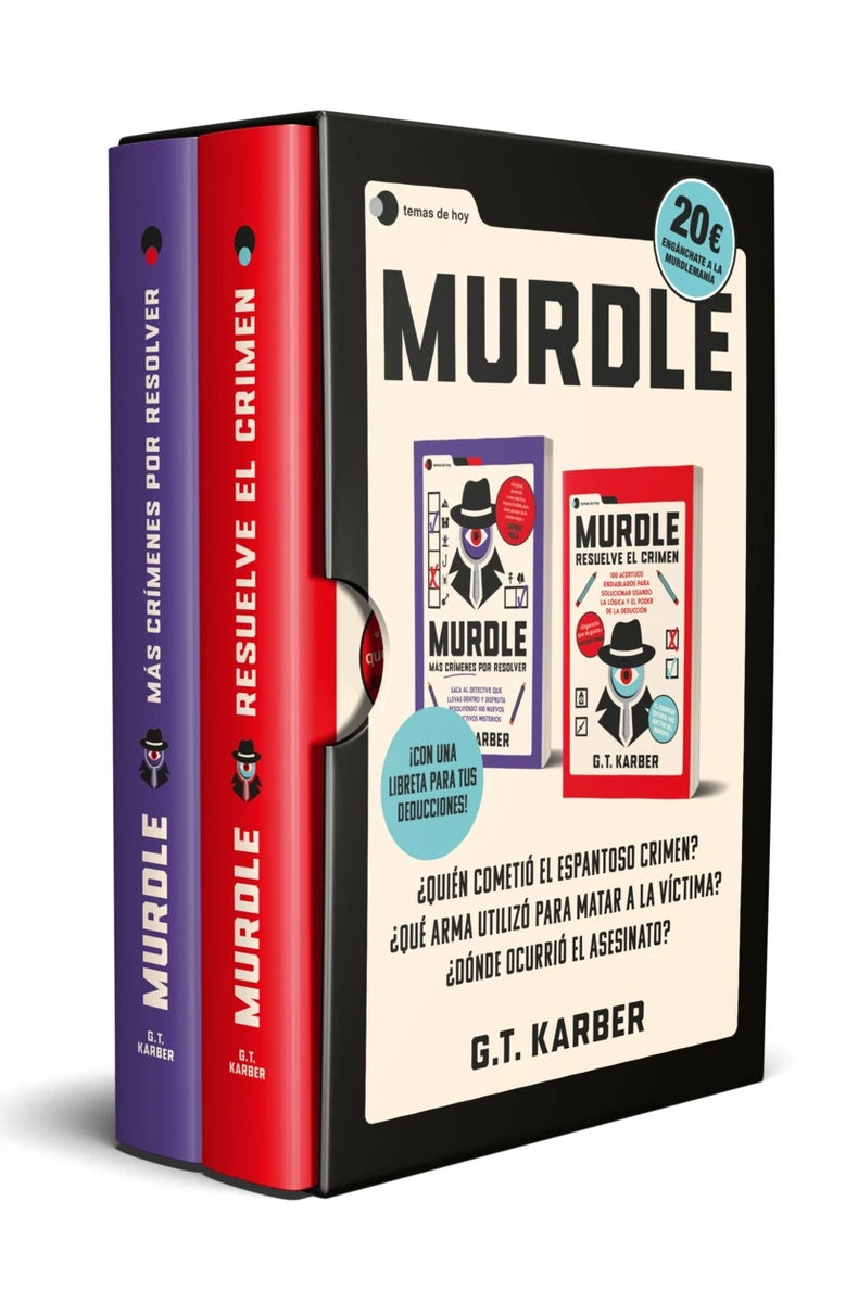 Estuche Murdle: Vol.1 + Vol.2 + Libreta de deducciones