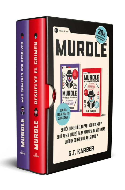 Estuche Murdle: Vol.1 + Vol.2 + Libreta de deducciones